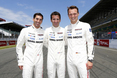 M14_1715.jpg || Porsche 919 Hybrid, Porsche Team: (l-r) Neel Jani, Romain Dumas, Marc Lieb 