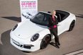 _MG_4184.jpg || Anke Huber with the winner’s car Porsche 911 Carrera 4 GTS Cabriolet 